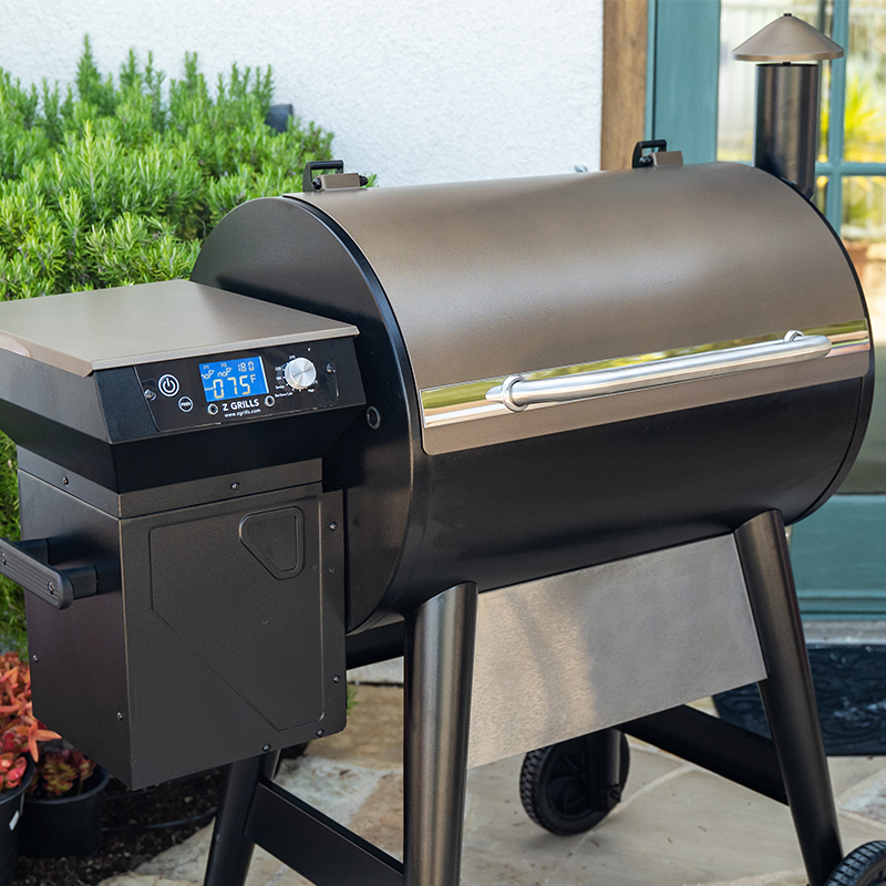 Medium Houten Pellet Grill met PID Digitale Controller, 697 Sq.In Outdoor Pellet Rooker BBQ