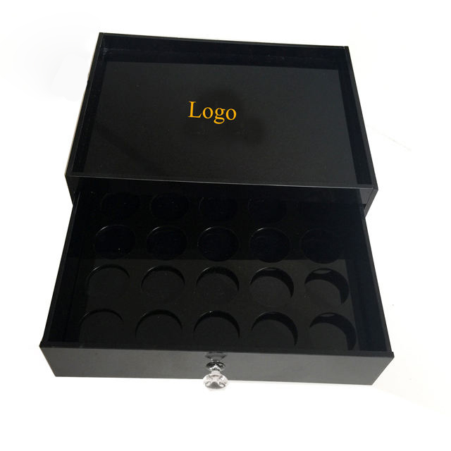 Recyclable Plastic Nespresso Coffee Capsule Drawers Storage Box