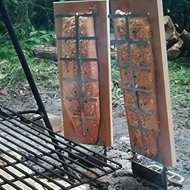 High-quality Factory Direct Salmon Flame Board Charcoal Barbecue Grill Barbecue Grill Tools