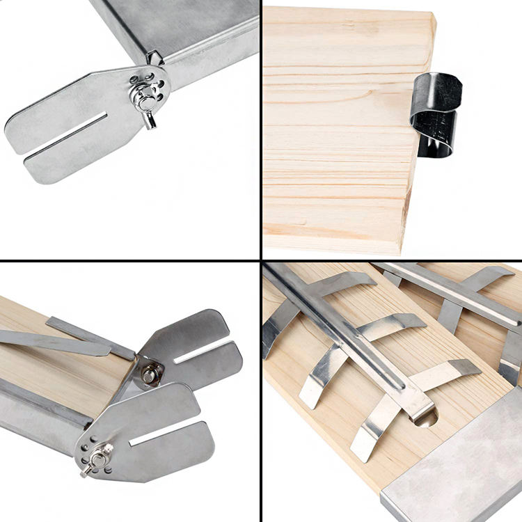 Flamed Salmon Board 2 Set Outdoor Bbq Portable Salmon Wooden Salmon Board Bbq Accessories