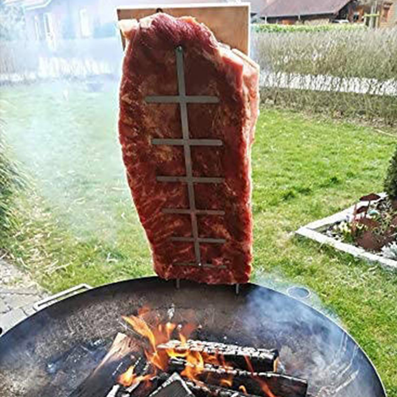High-quality Factory Direct Salmon Flame Board Charcoal Barbecue Grill Barbecue Grill Tools