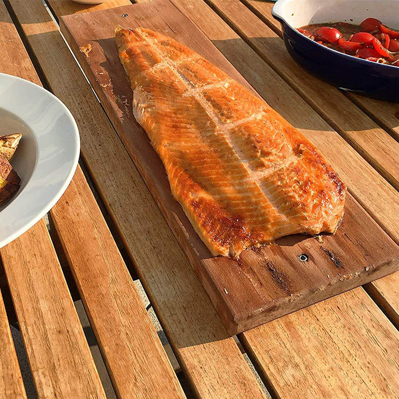 Made in China Wholesale Flamed Salmon Boards Barbecue Grill Tools Smokeless Barbecue Grill