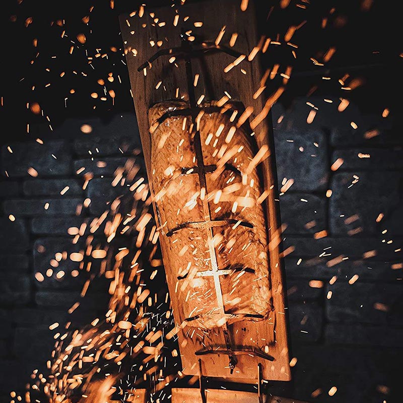 Made in China Wholesale Flamed Salmon Boards Barbecue Grill Tools Smokeless Barbecue Grill