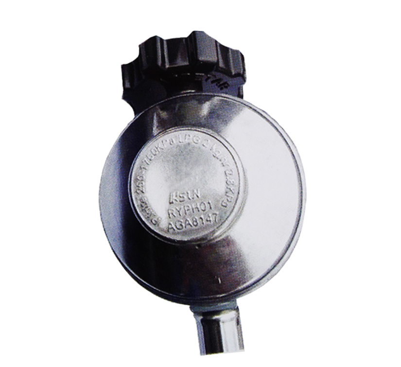 AGA Certified Metal Gas Regulator with Heat Resistance for Cooking/Baking/Barbecue
