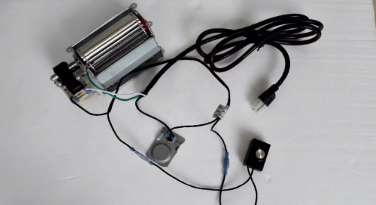 Electric Fireplace Blower Kit for Gas Grill Logs-Household & Outdoor Use