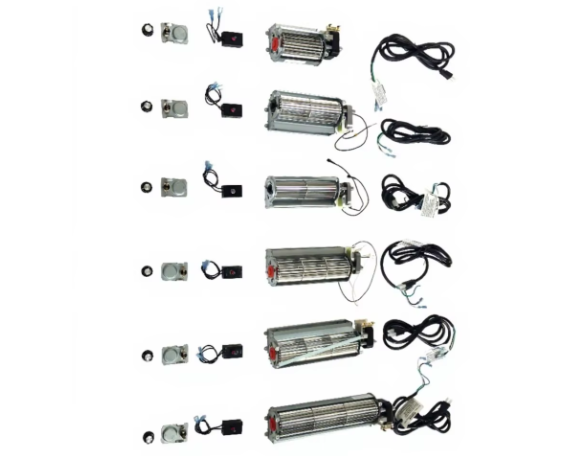 Electric Fireplace Blower Kit for Gas Grill Logs-Household & Outdoor Use