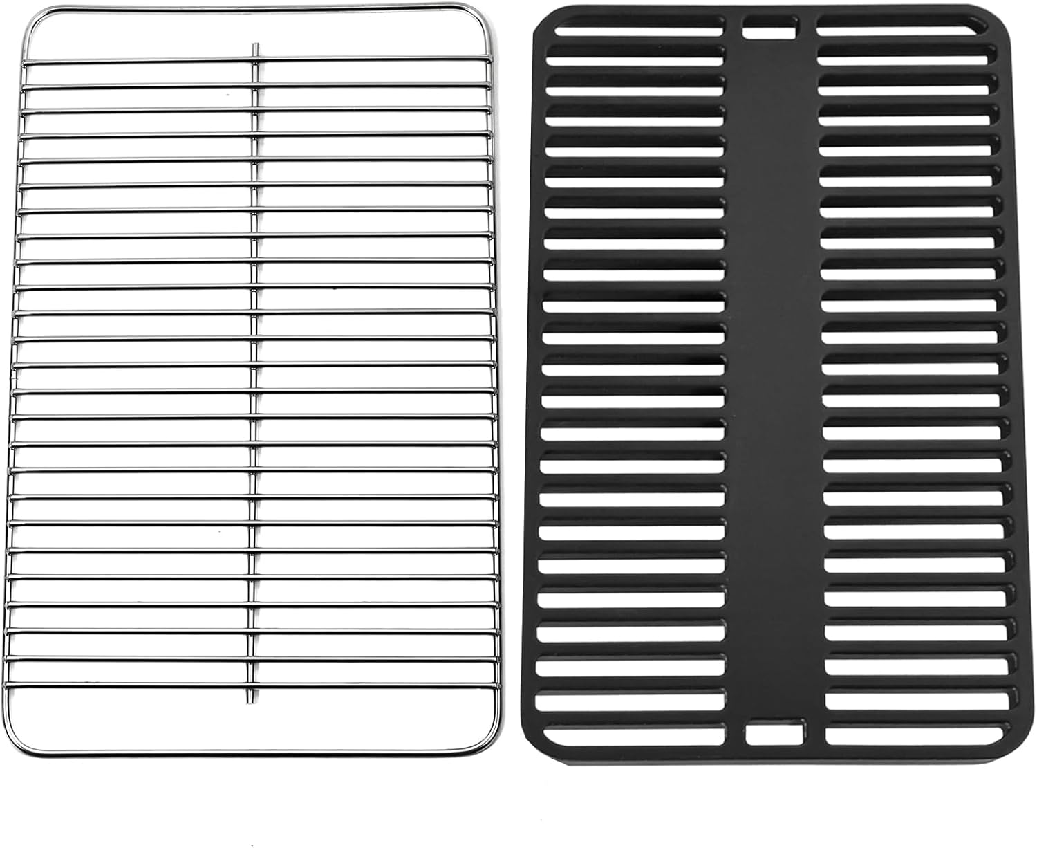 Stainless Steel Cooking Grate Replacement for Go-Anywhere Series Grills (Charcoal Compatible) Portable Reusable Easily Cleaned