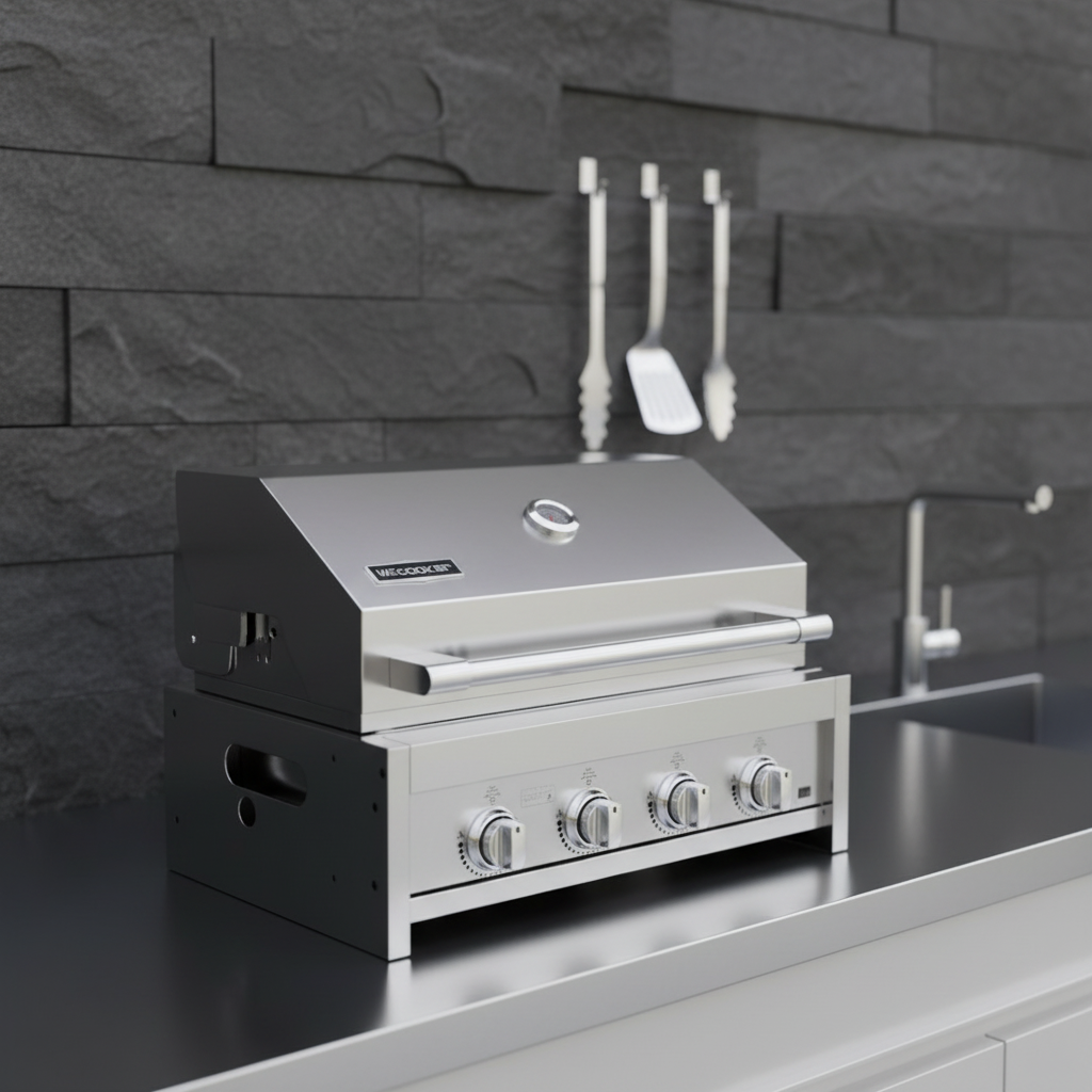 4 Burners Outdoor Built-In Gas BBQ Grill
