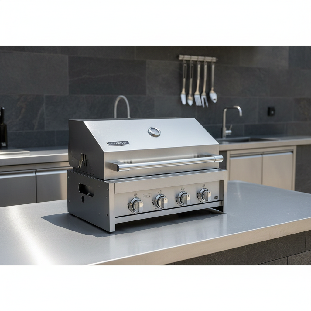 4 Burners Outdoor Built-In Gas BBQ Grill