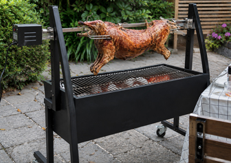 JXFP-002 Deluxe BBQ Spit Roaster With Rotisserie Motor – A Premium Outdoor Cooking Solution for Commercial Projects & Distribution