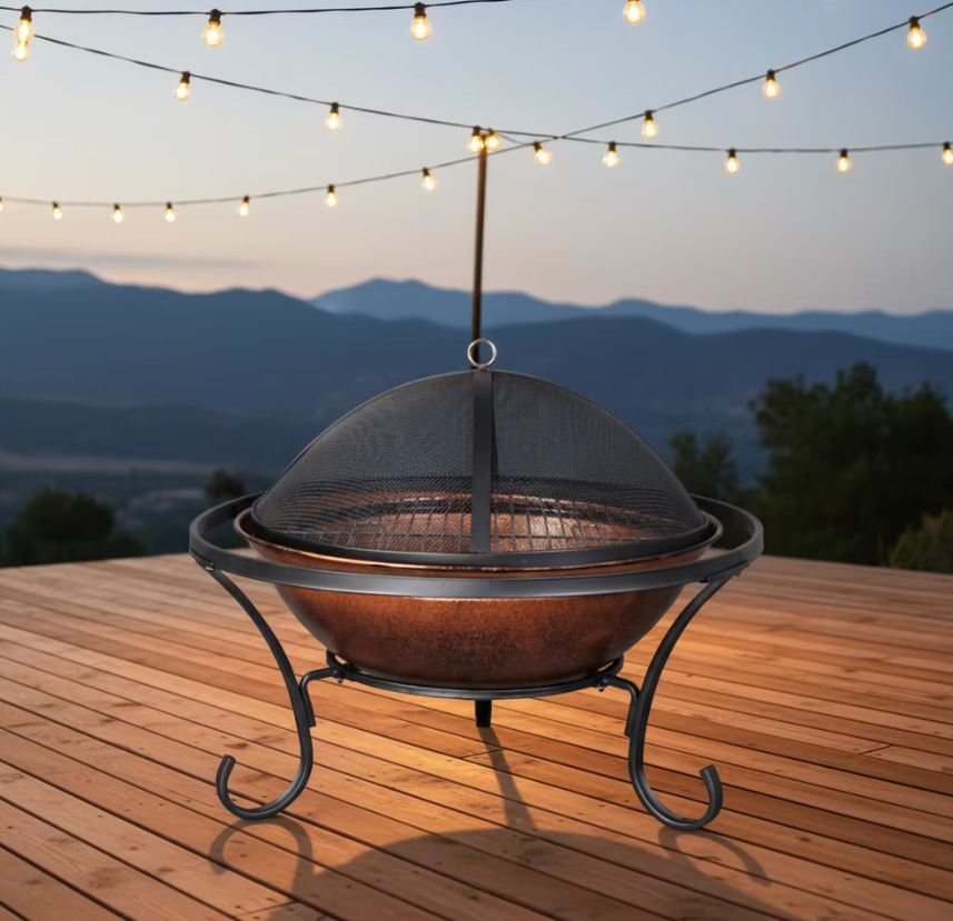 23 Inch Round Fire Pit