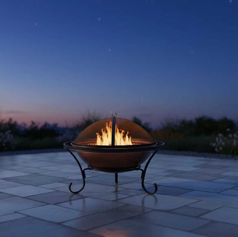 23 Inch Round Fire Pit