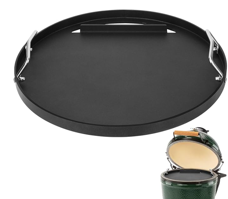 Carbon Steel Griddle with Handles for Kamado Joe 18.2
