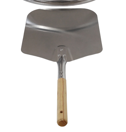 14 Inch Aluminium Pizza Shovel With Wooden Handle