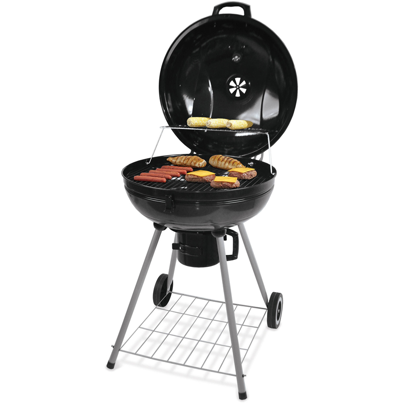 Charcoal BBQ Grill 22.5 Inch Orange