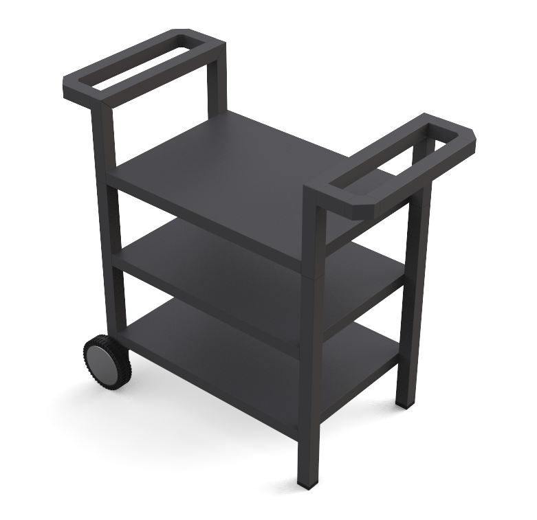 2 Burner Gas Grill BBQ With Removable Trolley