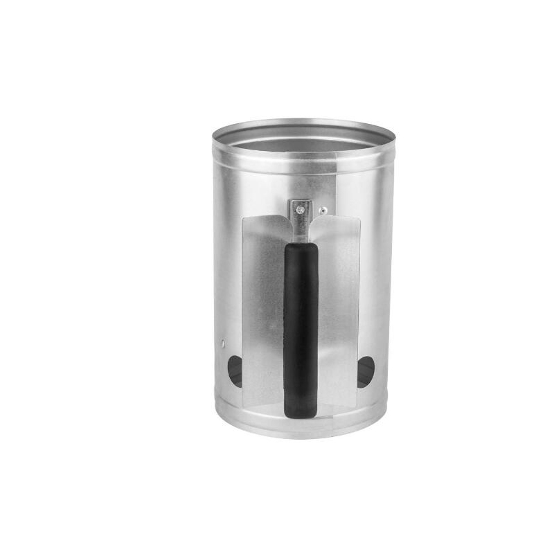 Metal Barbeque Charcoal Chimney Starter Heat Resistant Waterproof Wooden Handle Corrosion Resistant Easily Cleaned Charcoal BBQ