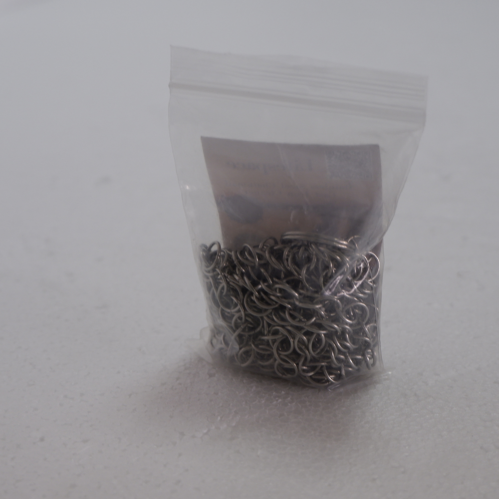 Stainless steel chain armor cast iron cleaner scrubber