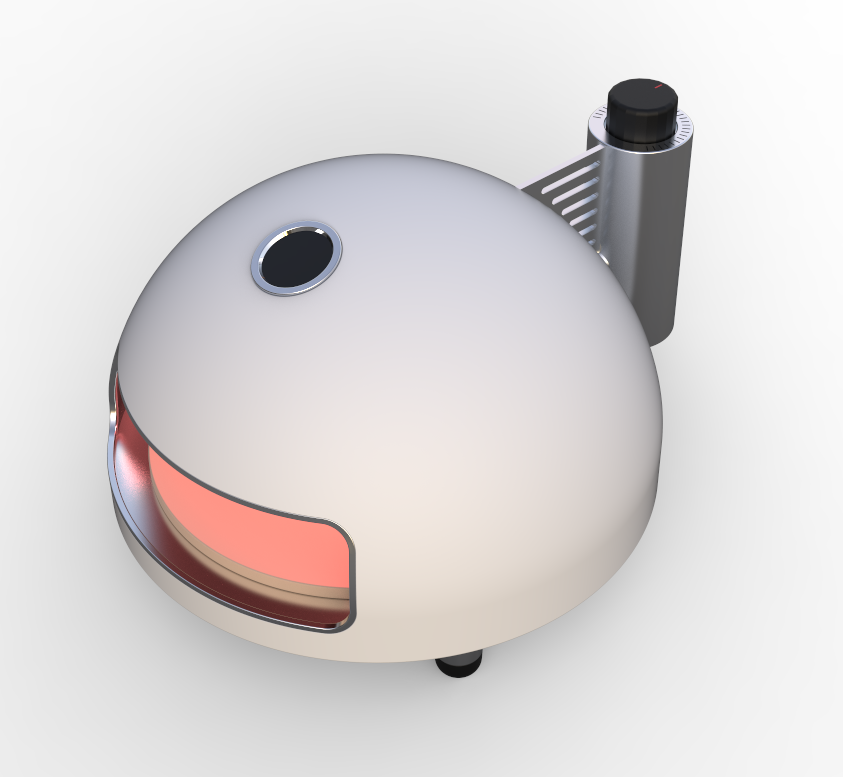 Hot sell Mini Gas Pizza Oven Smoker