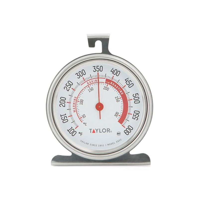 Classic Series Large Dial Metal Oven Thermometer-Easily Cleaned for Cooking/Baking/Barbecue