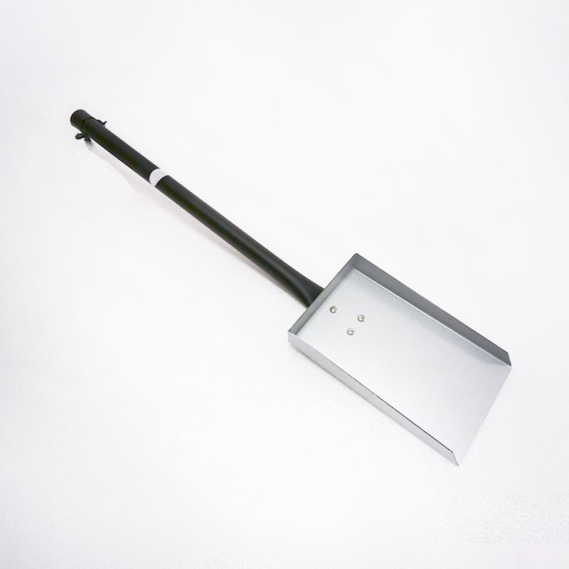 BBQ tools black handle mild steel carbon spatula