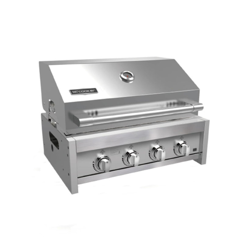 4 Burners Outdoor Built-In Gas BBQ Grill